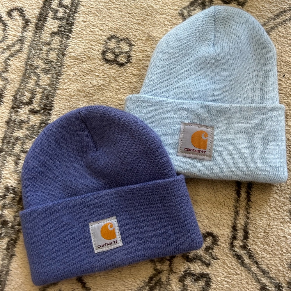 TWO CARHARTT BEANIES BUNDLE